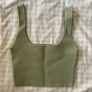 Cropped sculpt tank, Glassons